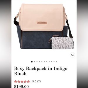 petunia pickle bottom diaper bag indigo blush